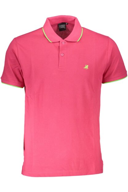 U.S. Grand Polo - Pink Cotton Men Polo Shirt