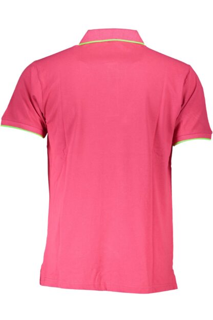 U.S. Grand Polo - Pink Cotton Men Polo Shirt