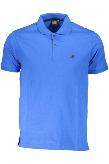 U.S. Grand Polo - Blue Cotton Men Polo Shirt