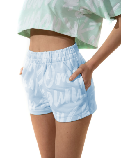 Comme Des Fuckdown - Elevate Your Summer Style with Chic Light Blue Cotton Shorts