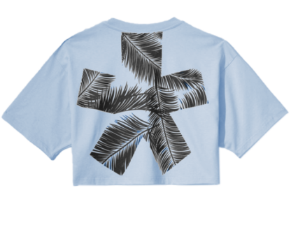 Comme Des Fuckdown - Chic Light Blue Logo Graphic Tee