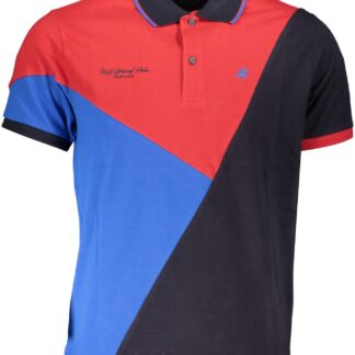 U.S. Grand Polo - Blue Cotton Men Polo Shirt