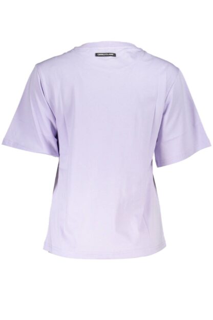 Cavalli Class - Purple Cotton Women T-Shirt