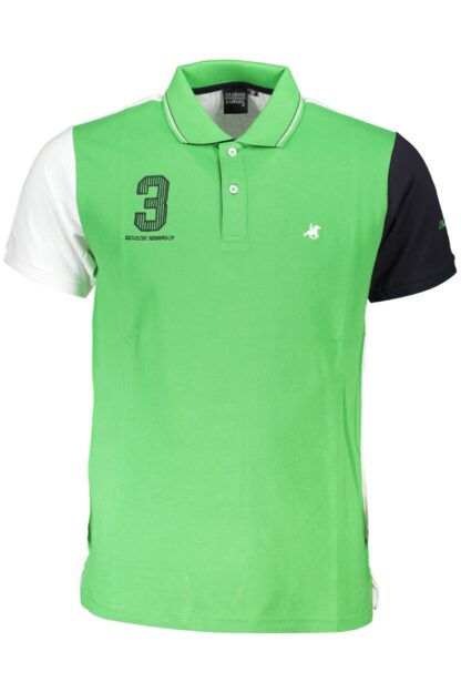 U.S. Grand Polo - Green Cotton Men Polo Shirt