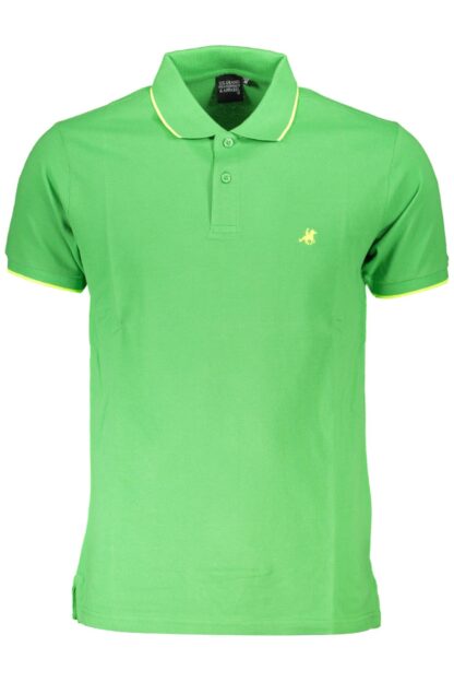 U.S. Grand Polo - Green Cotton Men Polo Shirt