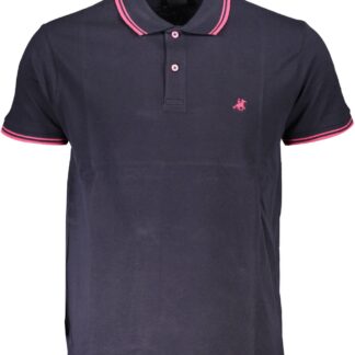 U.S. Grand Polo - Blue Cotton Men Polo Shirt