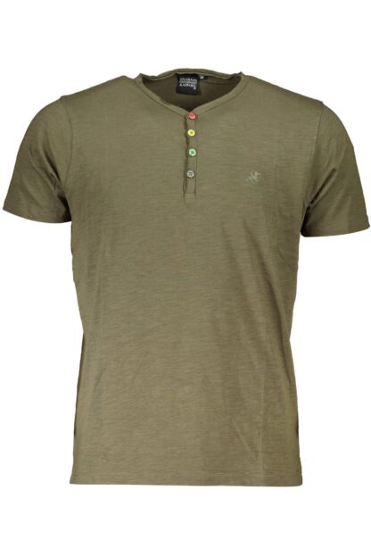 U.S. Grand Polo - Green Cotton Men T-Shirt