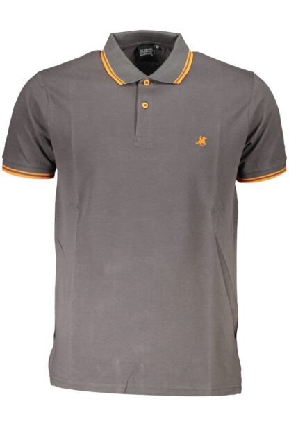 U.S. Grand Polo - Gray Cotton Men Polo Shirt