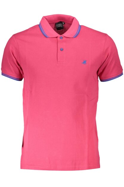 U.S. Grand Polo - Pink Cotton Mens Polo Shirt