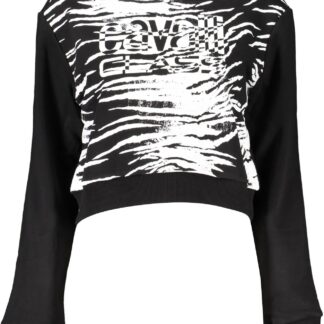 Cavalli Class - Black Cotton Women Sweater