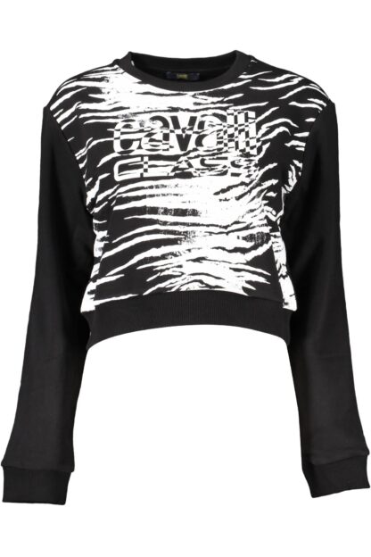 Cavalli Class - Black Cotton Women Sweater