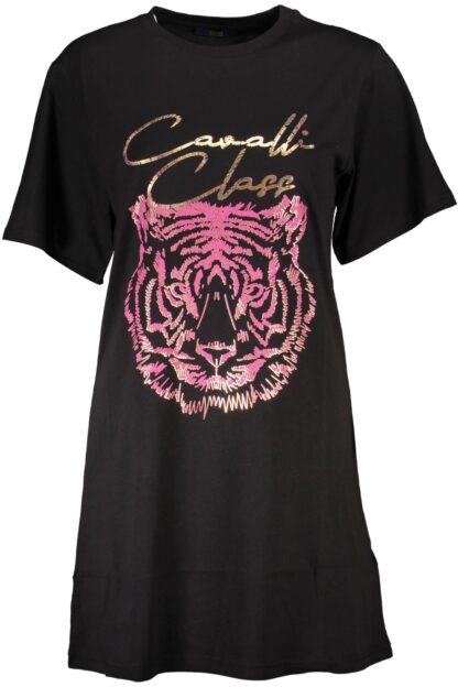 Cavalli Class - Black Cotton Women T-Shirt