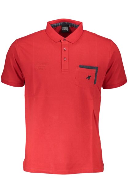 U.S. Grand Polo - Red Cotton Men Polo Shirt