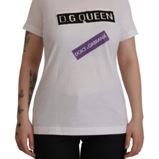 Dolce & Gabbana - Elegant White Cotton Round Neck Tee