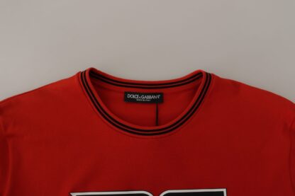 Dolce & Gabbana - Radiant Red Cotton Logo Tee