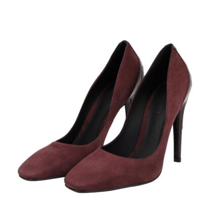 Bottega Veneta - Women's Dark Rose Suede Leather Luxe Heels