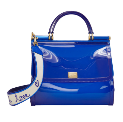 Dolce & Gabbana - Elegant Blue Sicily Crossbody Bag