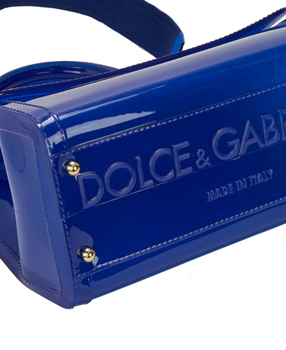 Dolce & Gabbana - Elegant Blue Sicily Crossbody Bag