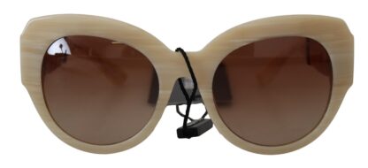 Dolce & Gabbana - Beige Chic Acetate Women's Sunglasses