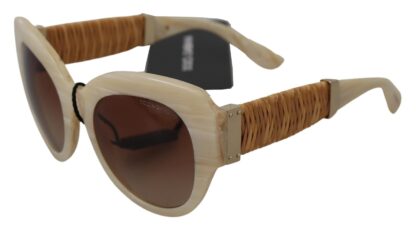 Dolce & Gabbana - Beige Chic Acetate Women's Sunglasses