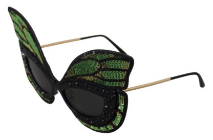 Dolce & Gabbana - Exquisite Sequined Butterfly Sunglasses