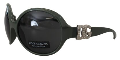 Dolce & Gabbana - Emerald Allure Oversized Sunglasses