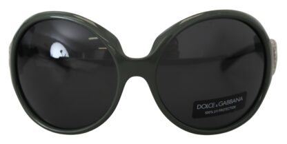 Dolce & Gabbana - Emerald Allure Oversized Sunglasses