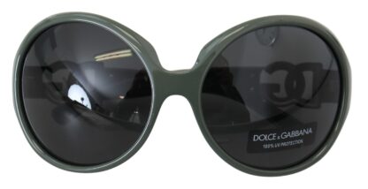 Dolce & Gabbana - Emerald Allure Oversized Sunglasses