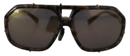 Dolce & Gabbana - Chic Aviator Mirrored Brown Sunglasses