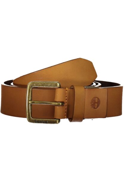 Timberland - Beige Leather Men Belt