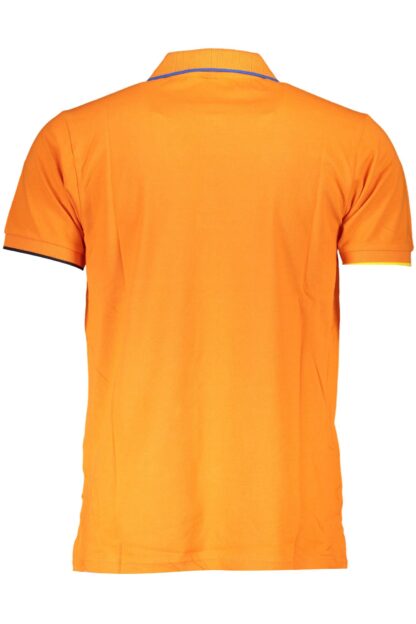 U.S. Grand Polo - Orange Cotton Men Polo Shirt