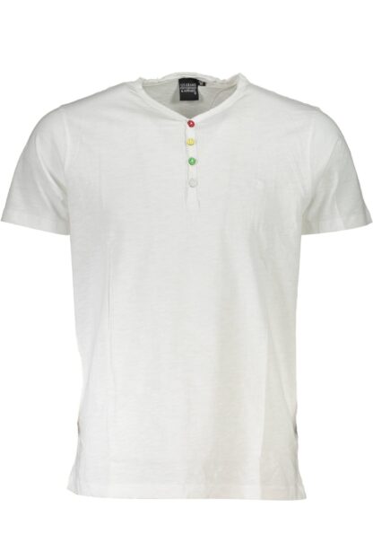 U.S. Grand Polo - White Cotton Men T-Shirt