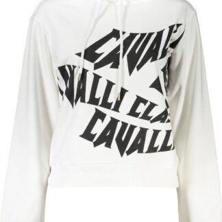 Cavalli Class - White Cotton Women Sweater