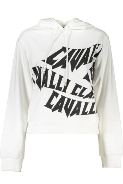 Cavalli Class - White Cotton Women Sweater