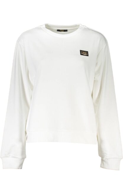 Cavalli Class - White Cotton Women Sweater