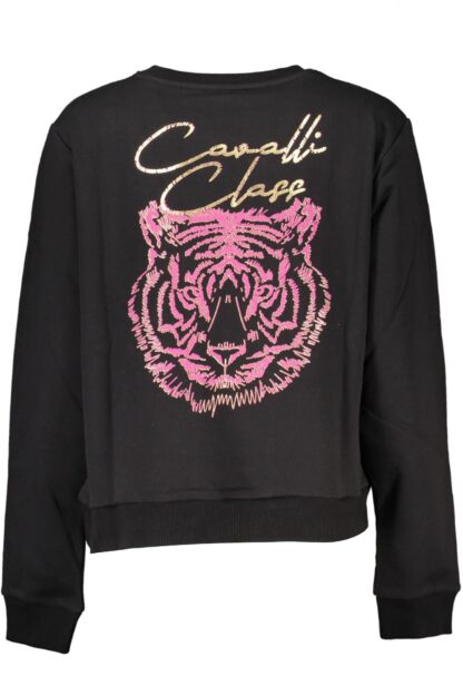 Cavalli Class - Black Cotton Women Sweater