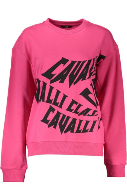 Cavalli Class - Pink Cotton Women Sweater