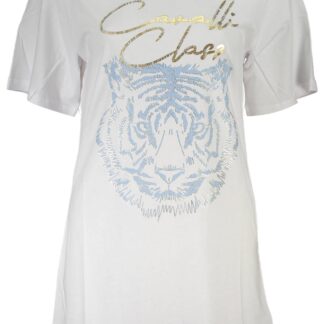 Cavalli Class - Pink Cotton Women T-Shirt