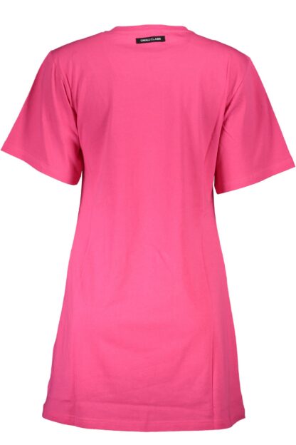 Cavalli Class - Pink Cotton Women T-Shirt