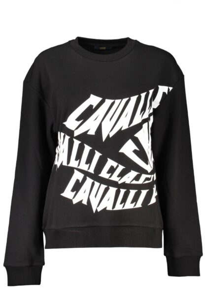 Cavalli Class - Black Cotton Women Sweater