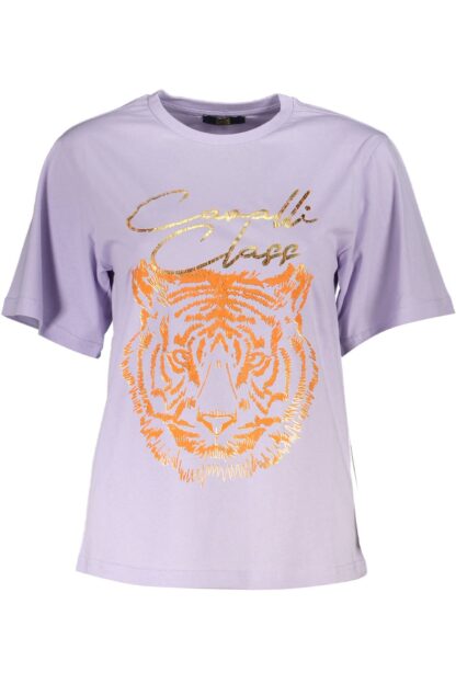 Cavalli Class - Purple Cotton Women Top