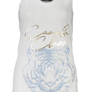 Cavalli Class - Pink Cotton Women Tank Top