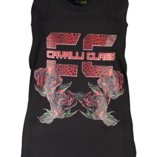 Cavalli Class - Black Cotton Women Top