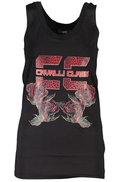 Cavalli Class - Black Cotton Women Top