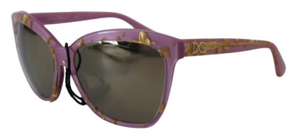 Dolce & Gabbana - Elegant Violet Acetate Sunglasses