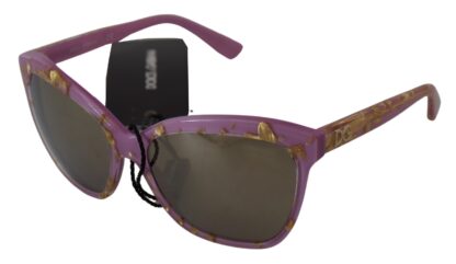 Dolce & Gabbana - Elegant Violet Acetate Sunglasses