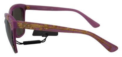 Dolce & Gabbana - Elegant Violet Acetate Sunglasses