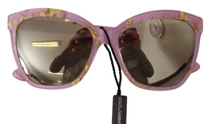 Dolce & Gabbana - Elegant Violet Acetate Sunglasses