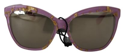 Dolce & Gabbana - Elegant Violet Acetate Sunglasses