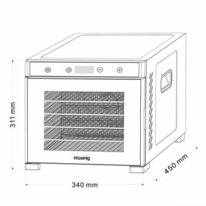 Αφυγραντήρας Τροφίμων Hkoenig 650 W